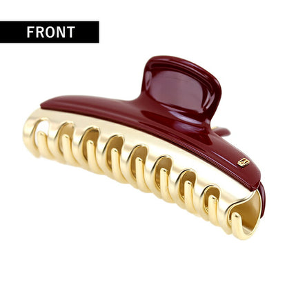 アレクサンドル ドゥ パリ ヘアクリップ レディース ブランド ALEXANDRE DE PARIS ヴァンドームLクリップ ICCL-12832-02-B2 BORDEAUX ICCL-12832-02-B2