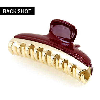 アレクサンドル ドゥ パリ ヘアクリップ レディース ブランド ALEXANDRE DE PARIS ヴァンドームLクリップ ICCL-12832-02-B2 BORDEAUX ICCL-12832-02-B2