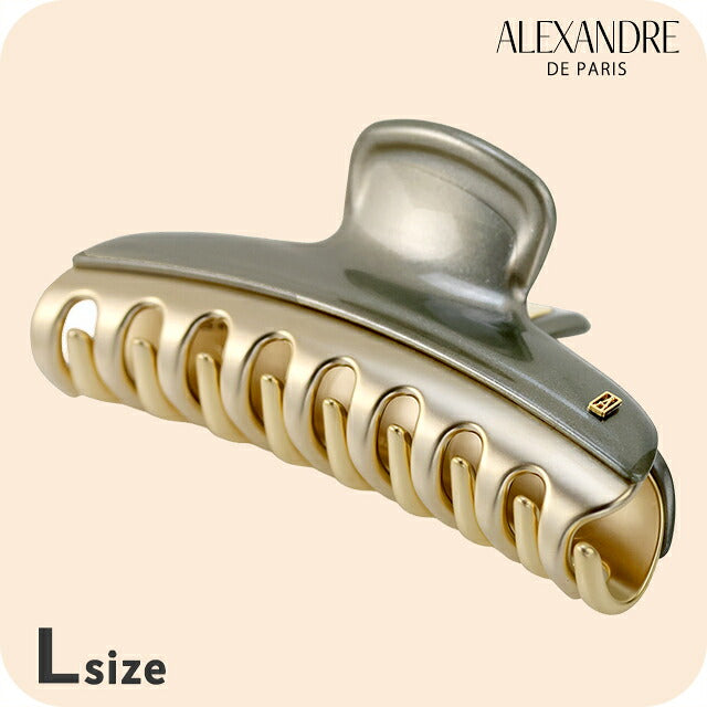 アレクサンドル ドゥ パリ ヘアクリップ レディース ブランド ALEXANDRE DE PARIS ヴァンドームLクリップ ICCL-12832-02-G5 GRIS PAILLETE ICCL-12832-02-G5