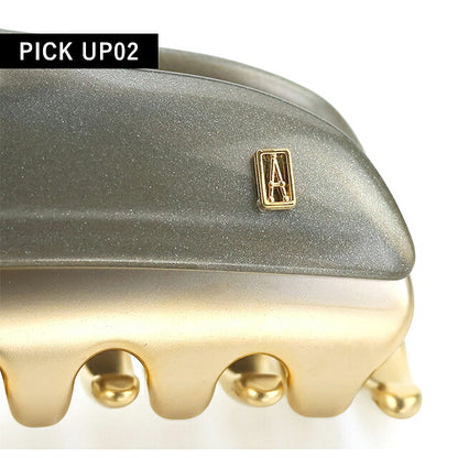 アレクサンドル ドゥ パリ ヘアクリップ レディース ブランド ALEXANDRE DE PARIS ヴァンドームLクリップ ICCL-12832-02-G5 GRIS PAILLETE ICCL-12832-02-G5