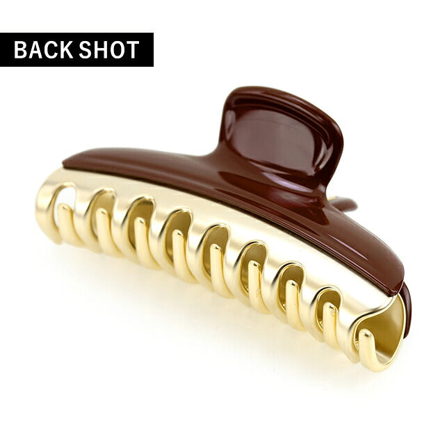 アレクサンドル ドゥ パリ ヘアクリップ レディース ブランド ALEXANDRE DE PARIS ヴァンドームLクリップ ICCL-12832-02-H2 BRUN ICCL-12832-02-H2