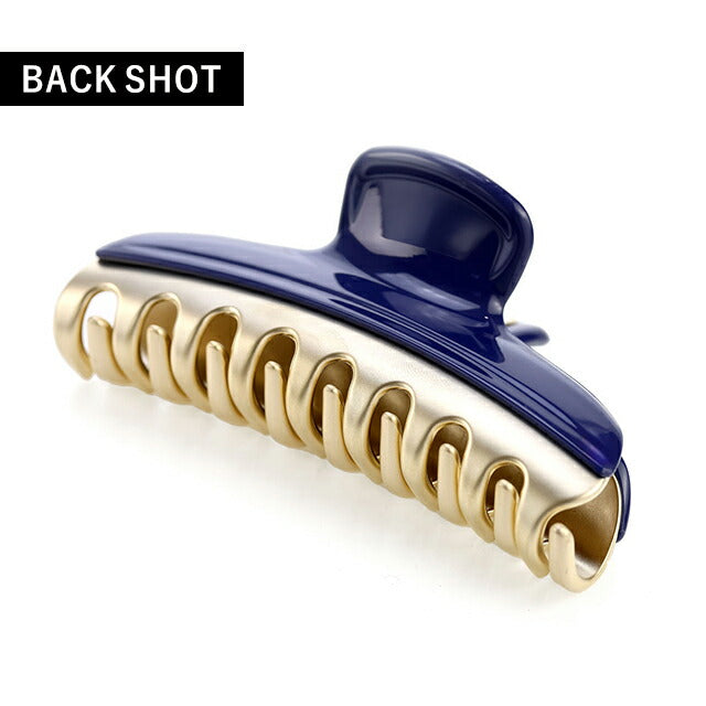 アレクサンドル ドゥ パリ ヘアクリップ レディース ブランド ALEXANDRE DE PARIS ヴァンドームLクリップ ICCL-12832-02-M5 ネイビー ICCL-12832-02-M5
