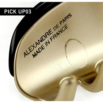 アレクサンドル ドゥ パリ ヘアクリップ レディース ブランド ALEXANDRE DE PARIS ヴァンドームLクリップ ICCL-12832-02-N3 ブラック ICCL-12832-02-N3