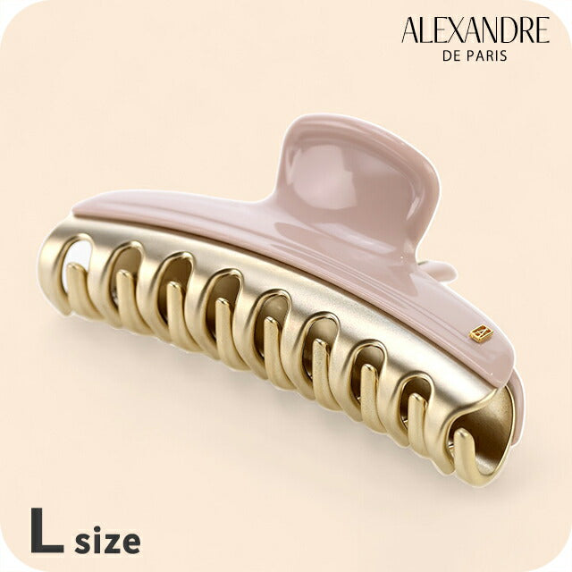 アレクサンドル ドゥ パリ ヘアクリップ レディース ブランド ALEXANDRE DE PARIS ヴァンドームLクリップ ICCL-12832-02-S5 ベージュ ICCL-12832-02-S5