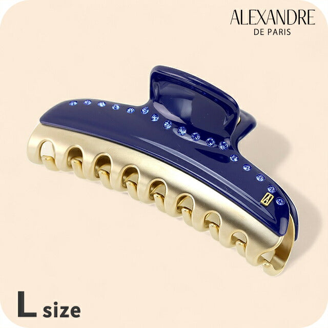 アレクサンドル ドゥ パリ ヘアクリップ レディース ブランド ALEXANDRE DE PARIS ヴァンドームLクリップ スワロフスキー ICCL-12832-03-M5 ICCL-12832-03-M5