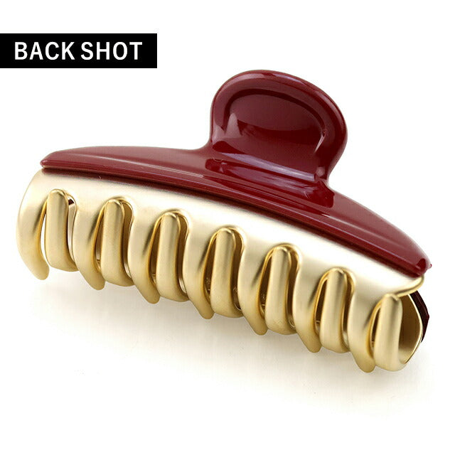 Alexandre de Paris hair clip ladies brand ALEXANDRE DE PARIS Vendome M clip ICCM-15571-02-B2 BORDEAUX ICCM-15571-02-B2