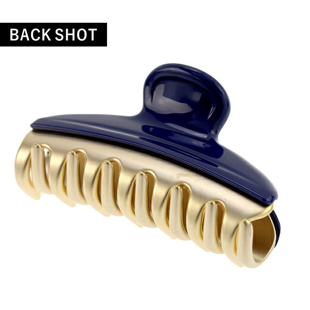 Alexandre de Paris ヘアクリップ　ホワイト×ブラック ALEXANDRE DE PARIS アレクサンドル ドゥ パリ ヘアクリップ