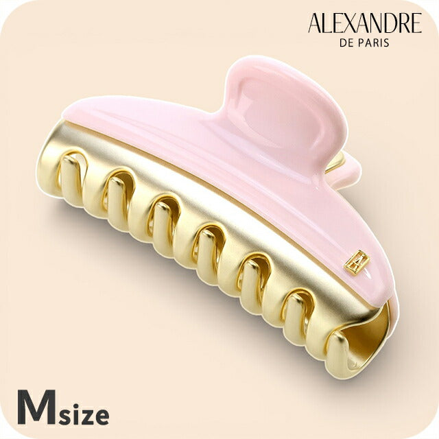 アレクサンドル ドゥ パリ ヘアクリップ レディース ブランド ALEXANDRE DE PARIS ヴァンドームMクリップ ICCM-15571-02-Q10 ROSE GLOSSY ICCM-15571-02-Q10