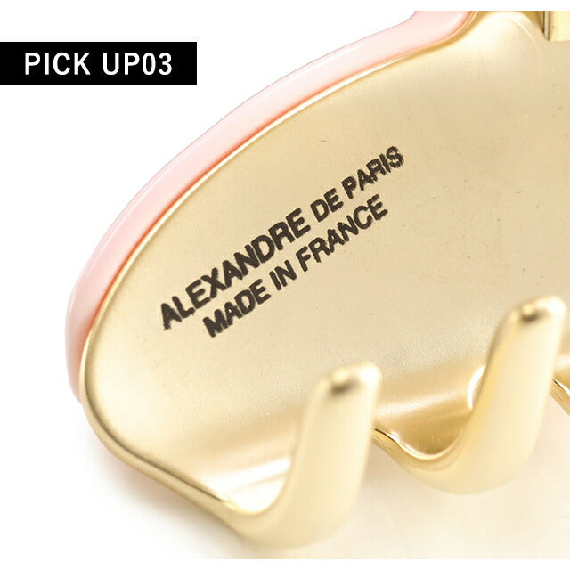 アレクサンドル ドゥ パリ ヘアクリップ レディース ブランド ALEXANDRE DE PARIS ヴァンドームMクリップ ICCM-15571-02-Q10 ROSE GLOSSY ICCM-15571-02-Q10