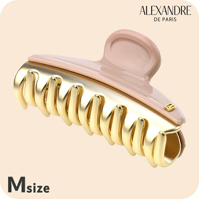アレクサンドル ドゥ パリ ヘアクリップ レディース ブランド ALEXANDRE DE PARIS VENDOME M クリップ ICCM-15571-02-S5 BEIGE ヘアアクセ ICCM-15571-02-S5