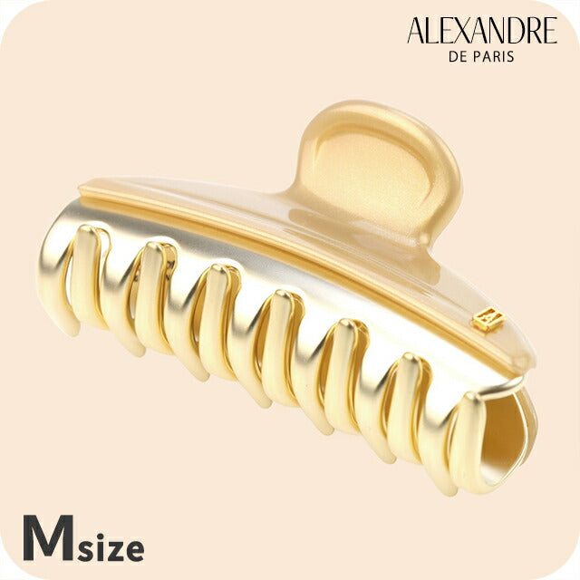 アレクサンドル ドゥ パリ ヘアクリップ レディース ブランド ALEXANDRE DE PARIS VENDOME M クリップ ICCM-15571-02-X3 PAIL DORE ICCM-15571-02-X3