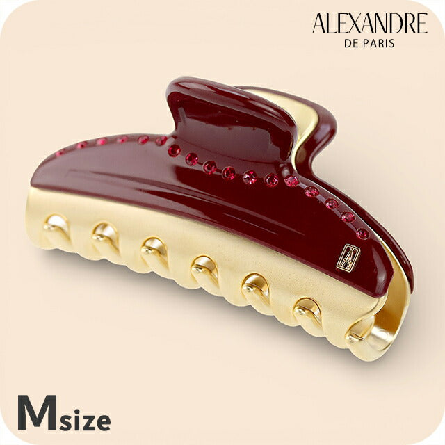 アレクサンドル ドゥ パリ ヘアクリップ レディース ブランド ALEXANDRE DE PARIS ヴァンドームMクリップ スワロフスキー ICCM-15571-03-B2 ICCM-15571-03-B2