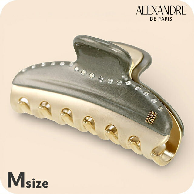 アレクサンドル ドゥ パリ ヘアクリップ レディース ブランド ALEXANDRE DE PARIS ヴァンドームMクリップ スワロフスキー ICCM-15571-03-G5 ICCM-15571-03-G5