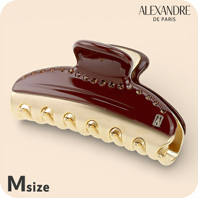 アレクサンドル ドゥ パリ ヘアクリップ レディース ブランド ALEXANDRE DE PARIS ヴァンドームMクリップ スワロフスキー ICCM-15571-03-H2 ICCM-15571-03-H2