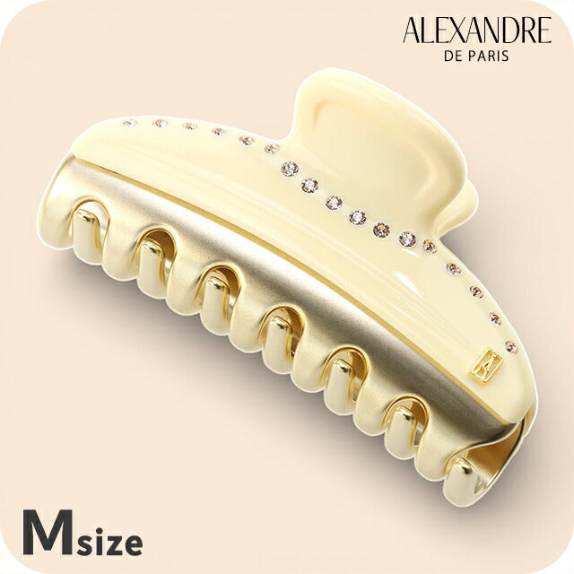 アレクサンドル ドゥ パリ ヘアクリップ レディース ブランド ALEXANDRE DE PARIS ヴァンドームMクリップ スワロフスキー ICCM-15571-03-I1 ICCM-15571-03-I1
