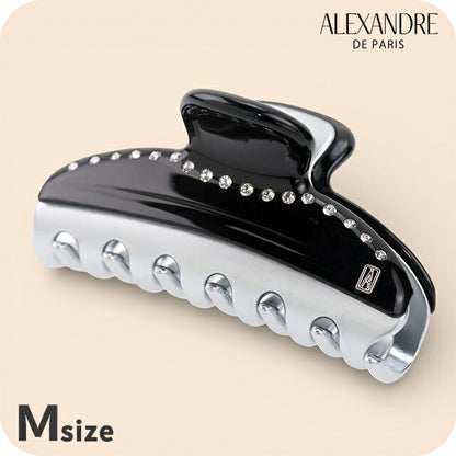 アレクサンドル ドゥ パリ ヘアクリップ レディース ブランド ALEXANDRE DE PARIS ヴァンドームMクリップ スワロフスキー ICCM-15571-03-N4 ICCM-15571-03-N4