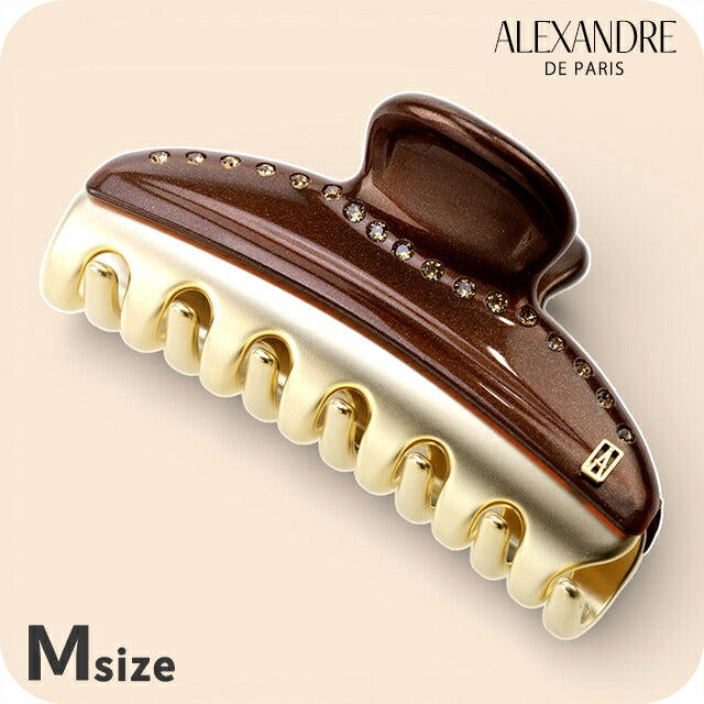 アレクサンドル ドゥ パリ ヘアクリップ レディース ブランド ALEXANDRE DE PARIS ヴァンドームMクリップ スワロフスキー ICCM-15571-03-X4 ICCM-15571-03-X4