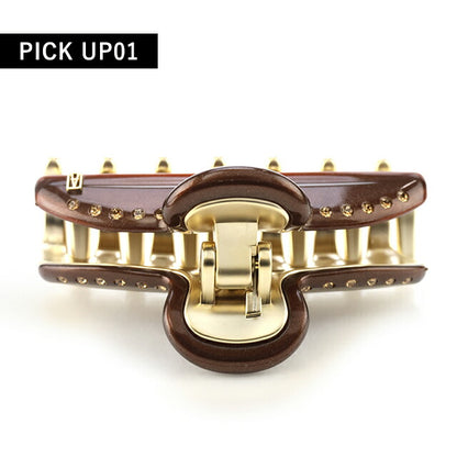 アレクサンドル ドゥ パリ ヘアクリップ レディース ブランド ALEXANDRE DE PARIS ヴァンドームMクリップ スワロフスキー ICCM-15571-03-X4 ICCM-15571-03-X4