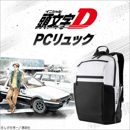 リュック メンズ レディース ブランド 頭文字D PCリュック 51582 ホワイト ブラック IEI-51582