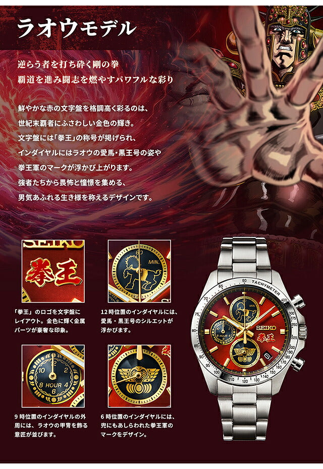 51602 ｜ プレミコ 北斗の拳×セイコー コラボレーションウオッチ クォーツ 電池式