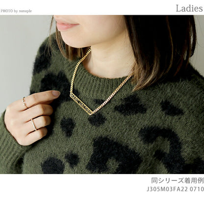 マーク ジェイコブス ネックレス MARC JACOBS ザ モノグラム チェーン 真鍮 レディース J305M03FA22 040 シルバー アクセサリー 記念品 プレゼント ギフト J305M03FA22-040