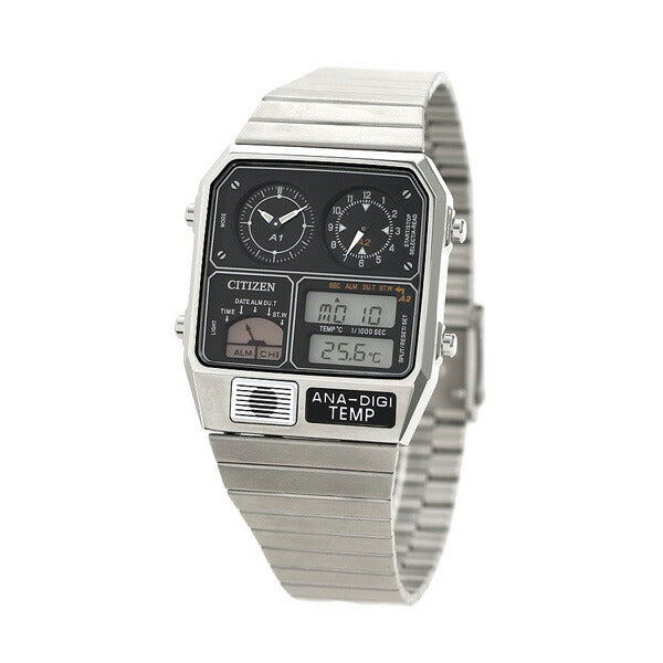 新品未使用　シチズン CITIZEN レコードレーベル JG2101-78E シチズン レコードレーベル アナデジテンプ 腕時計 ブランド