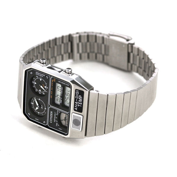 新品未使用　シチズン CITIZEN レコードレーベル JG2101-78E シチズン レコードレーベル アナデジテンプ 腕時計 ブランド