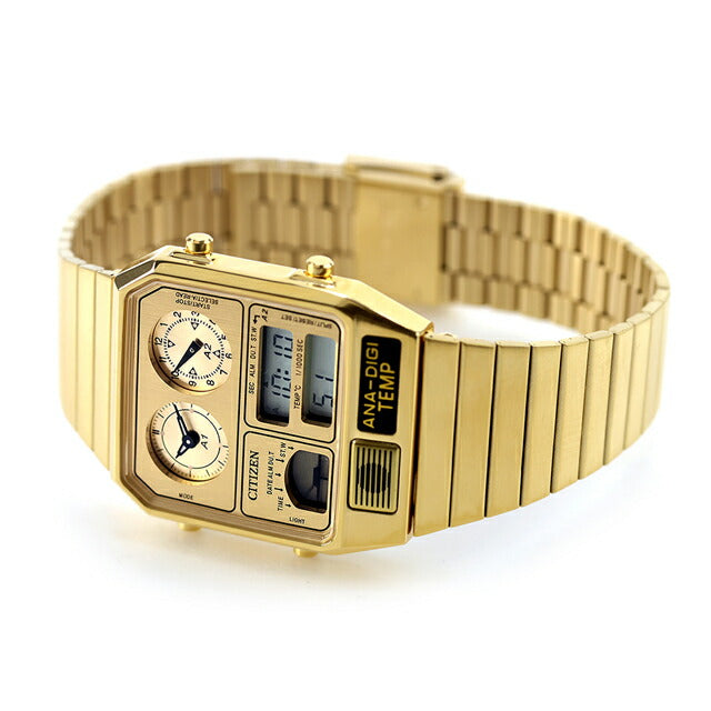 CITIZEN レコードレーベル アナデジ テンプ 腕時計 ゴールド JG2103-56P ｜ シチズン コレクション レコードレーベル(CITIZEN