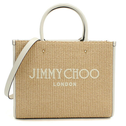 ジミーチュウ カゴバッグ レディース ブランド JIMMY CHOO イタリア AVENUE M TOTE U ベージュ系 バッグ JICAVENUEMTOT011