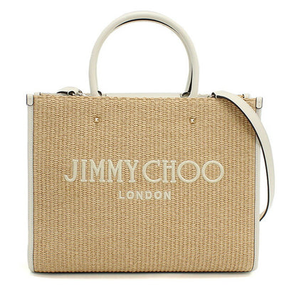 ジミーチュウ カゴバッグ レディース ブランド JIMMY CHOO イタリア AVENUE M TOTE U ベージュ系 バッグ JICAVENUEMTOT011