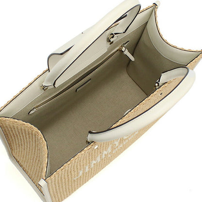 ジミーチュウ カゴバッグ レディース ブランド JIMMY CHOO イタリア AVENUE M TOTE U ベージュ系 バッグ JICAVENUEMTOT011