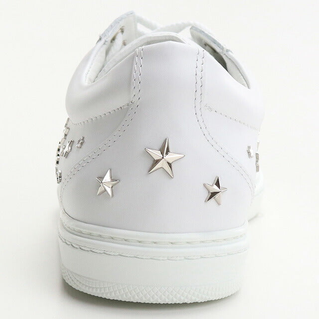 JIMMY CHOO CASH ホワイトレザースニーカー 36 JIMMY CHOO CASH ホワイトレザースニーカー 36
