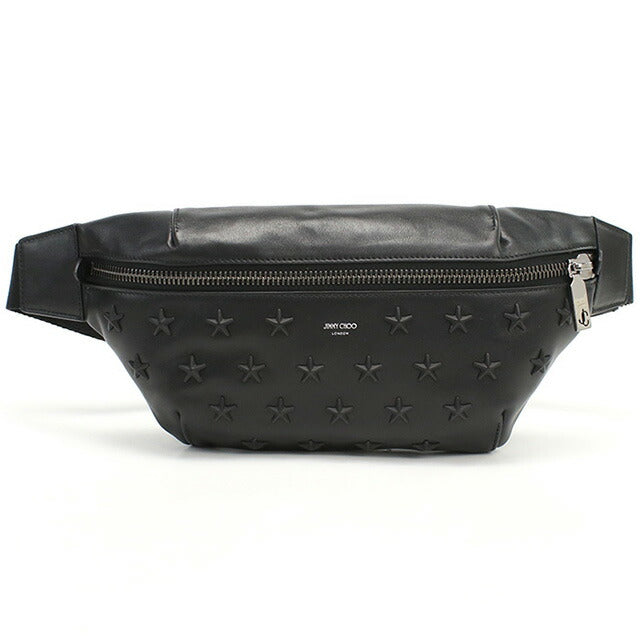 【極美品】JIMMY CHOO ブラック ビジネスバッグ ジミーチュウ ボディバッグ メンズ ブランド JIMMY CHOO レザー