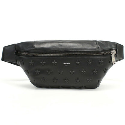 ジミーチュウ ボディバッグ メンズ ブランド JIMMY CHOO レザー イタリア FINSLEY ブラック バッグ JICFINSLEY011