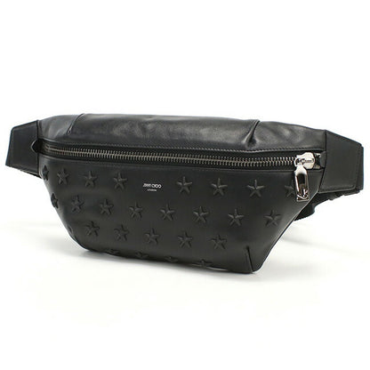 ジミーチュウ ボディバッグ メンズ ブランド JIMMY CHOO レザー イタリア FINSLEY ブラック バッグ JICFINSLEY011