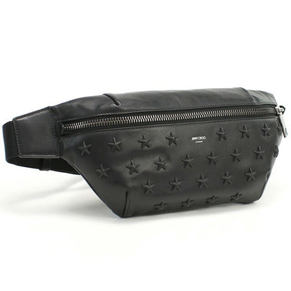 ジミーチュウ ボディバッグ メンズ ブランド JIMMY CHOO レザー イタリア FINSLEY ブラック バッグ JICFINSLEY011