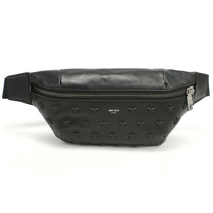 ジミーチュウ ボディバッグ メンズ ブランド JIMMY CHOO レザー イタリア FINSLEY ブラック バッグ JICFINSLEY011