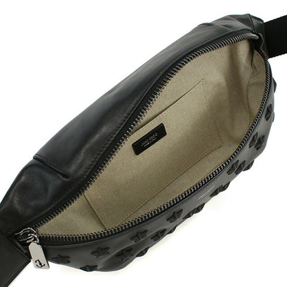 ジミーチュウ ボディバッグ メンズ ブランド JIMMY CHOO レザー イタリア FINSLEY ブラック バッグ JICFINSLEY011