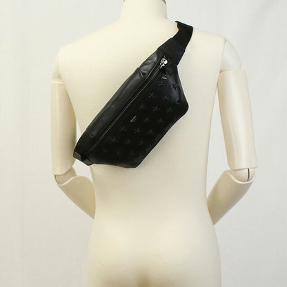 ジミーチュウ ボディバッグ メンズ ブランド JIMMY CHOO レザー イタリア FINSLEY ブラック バッグ JICFINSLEY011