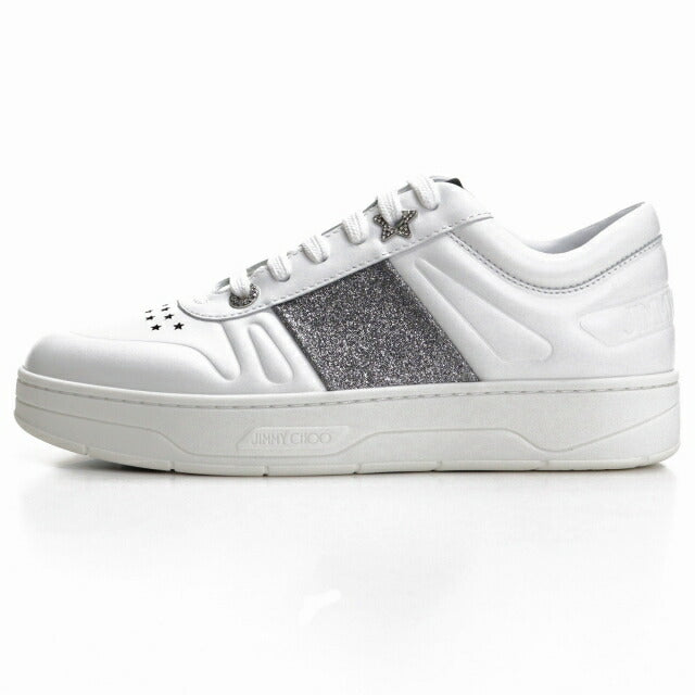 【美品】Jimmy Choo　HAWAII　レザースニーカー　ホワイト　EU36 JIMMY CHOO Hawaii - White Leather Women's Sneakers | eBay