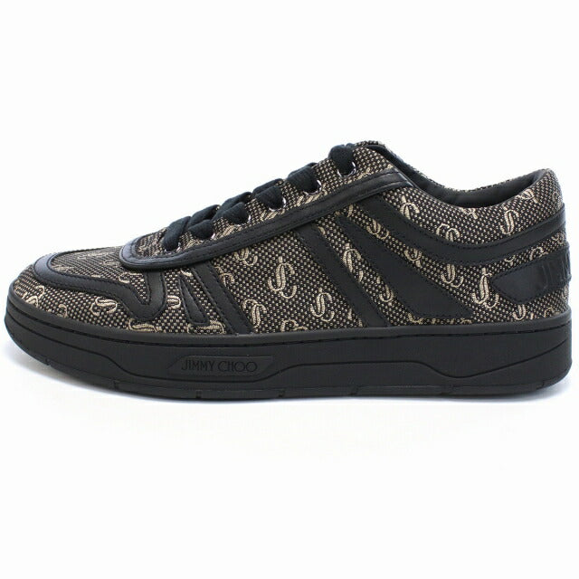 美品✨ ジミーチュウ ハワイ メンズ スニーカー ブラック 28cm相当 ジミーチュウ スニーカー メンズ ブランド JIMMY CHOO HAWAII-M
