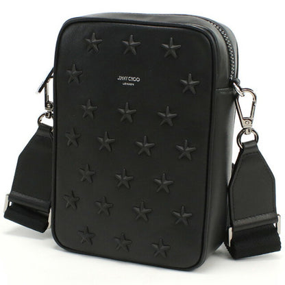 ジミーチュウ 斜め掛け ショルダーバッグ メンズ ブランド JIMMY CHOO レザー イタリア KIMI CAMERA ブラック バッグ JICKIMICAMERA011
