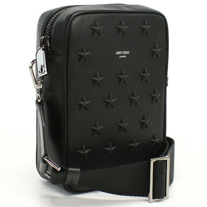 ジミーチュウ 斜め掛け ショルダーバッグ メンズ ブランド JIMMY CHOO レザー イタリア KIMI CAMERA ブラック バッグ JICKIMICAMERA011