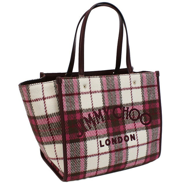 ジミーチュウ トートバッグ レディース ウール レザー イタリア VARENNE TOTE BAG マルチカラー バッグ JICVARENNETOBAG011