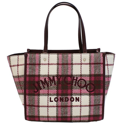 ジミーチュウ トートバッグ レディース ウール レザー イタリア VARENNE TOTE BAG マルチカラー バッグ JICVARENNETOBAG011