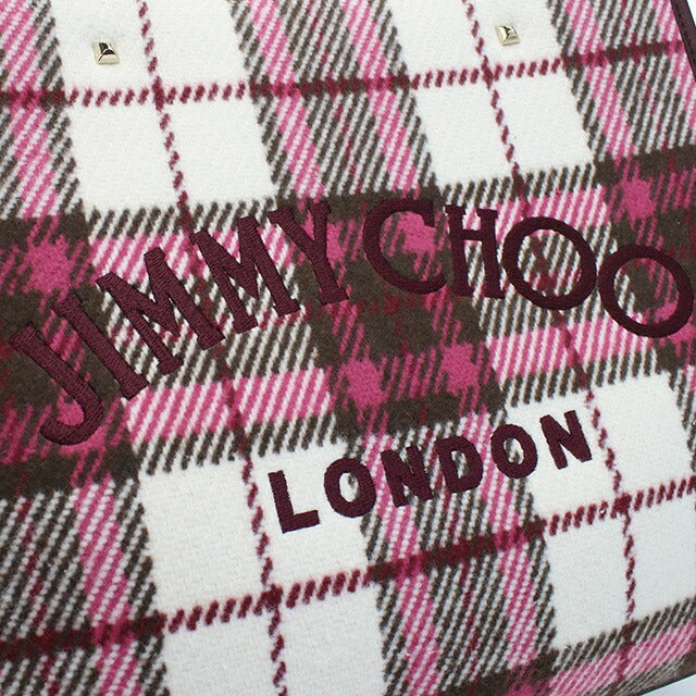 ジミーチュウ トートバッグ レディース ウール レザー イタリア VARENNE TOTE BAG マルチカラー バッグ JICVARENNETOBAG011