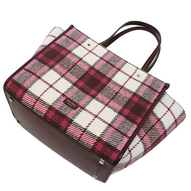 ジミーチュウ トートバッグ レディース ウール レザー イタリア VARENNE TOTE BAG マルチカラー バッグ JICVARENNETOBAG011