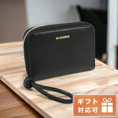 ジル サンダー 小銭入れ レディース カーフレザー イタリア J07UI0007 ブラック 財布 JISJ07UI0007011