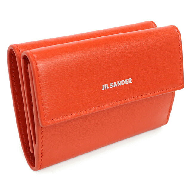 ジル サンダー 三折財布小銭入付き レディース ブランド JIL SANDER イタリア J07UI0009 オレンジ系 財布 JISJ07UI0009061