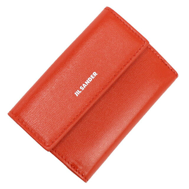 ジルサンダー 三つ折り財布 赤 JIL SANDER 三つ折り財布 レッド